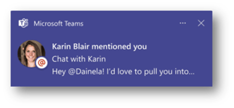 Teams-Neuerung: Nachrichtenvorschau direkt in Benachrichtigungen von Teams