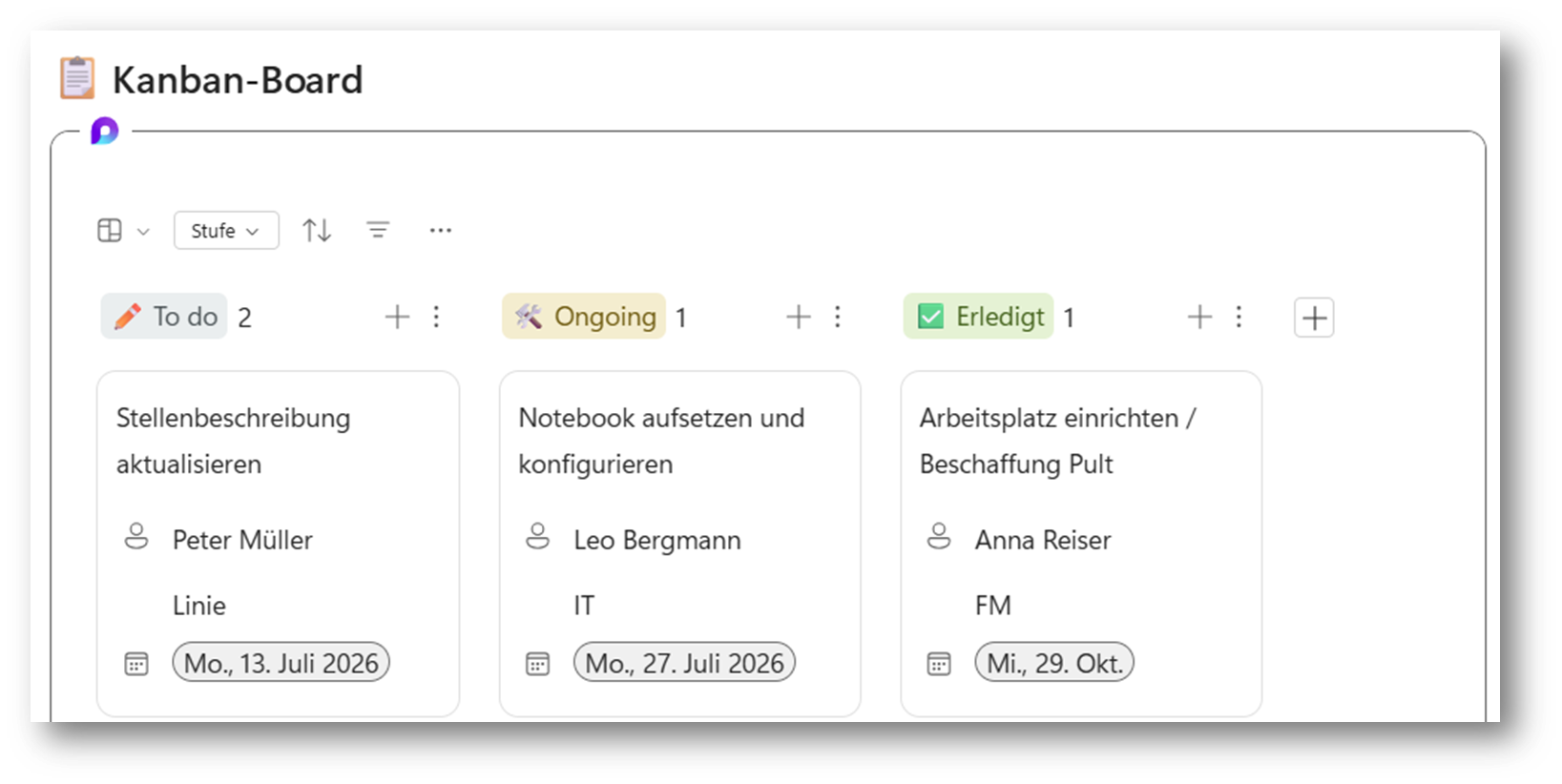MS Loop: Kanban Boards